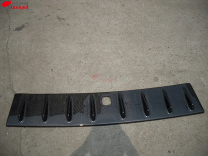 For 2008-2012 Lancer EVO 10 X Non-SSS Vortex Generator Roof Spoiler (Fit Antenna Base Size 5x6cm) Carbon Fiber