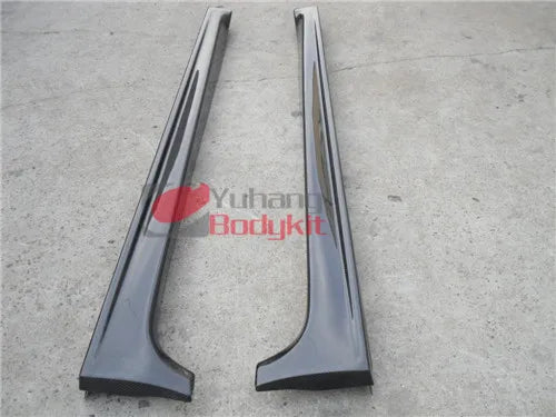 YH Black Carbon Fiber Sexy Style Side Skirt for Mitsubishi Lancer Evolution EVO X 10 with