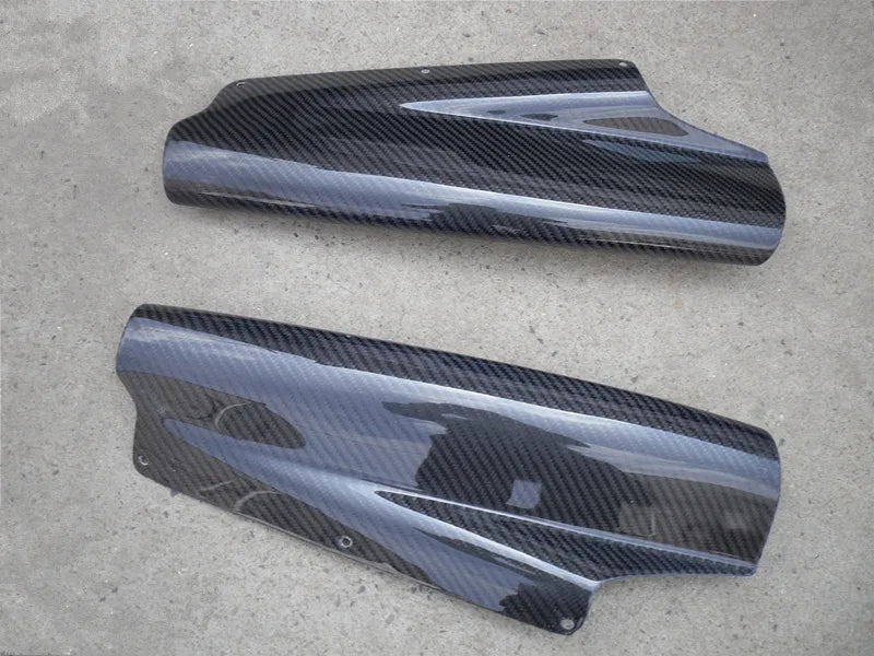 For R32 GTR TS Top-Secret Carbon Fiber Rear Diffuser Vortex Add 2pcs