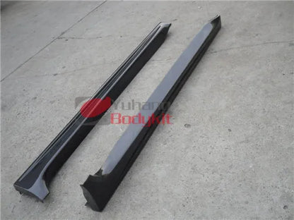 YH Black Carbon Fiber Sexy Style Side Skirt for Mitsubishi Lancer Evolution EVO X 10 with