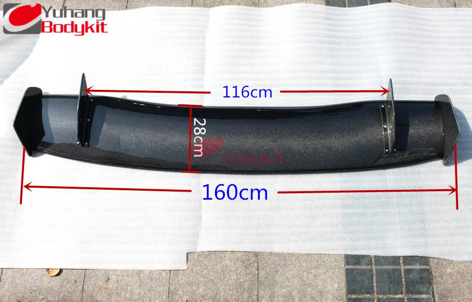 For Skyline R33  Bee-R CF GT Rear Spoiler  (only Fit to GTR Rear Spoiler Base)
