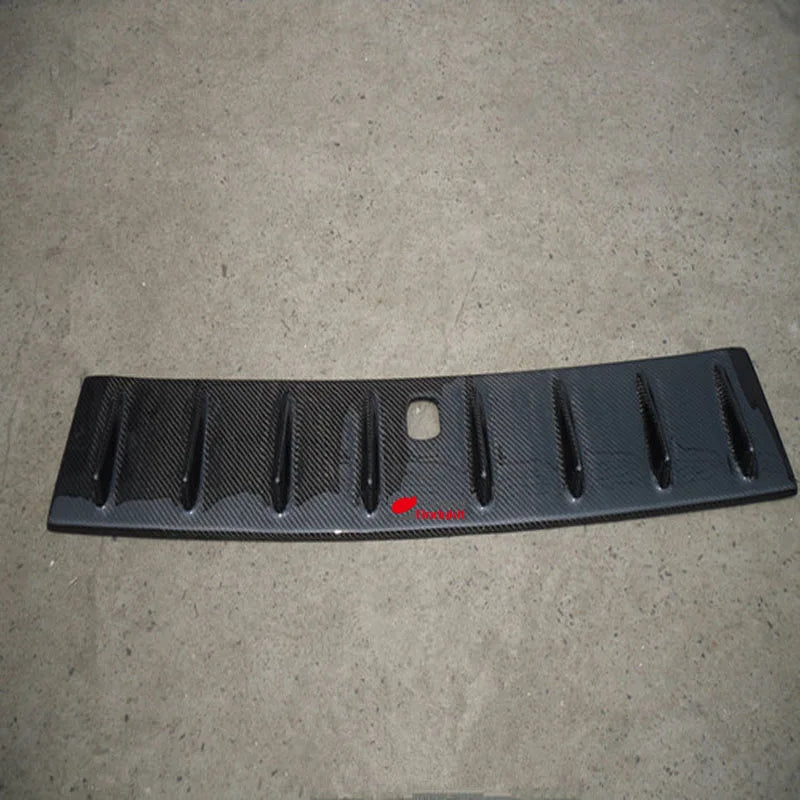Yuhang Black Carbon Fiber Vortex Generator Roof Spoiler for Mitsubishi Lancer EVO 10 X (1989-1990) Non-SSS Fit Antenna Base