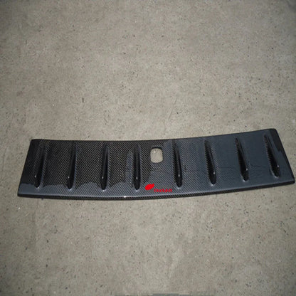 Yuhang Black Carbon Fiber Vortex Generator Roof Spoiler for Mitsubishi Lancer EVO 10 X (1989-1990) Non-SSS Fit Antenna Base