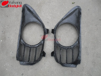 For 2008-2010 R35 GTR Carbon MCR Style Exhaust Surround Shroud Heat Shield CF 2pcs