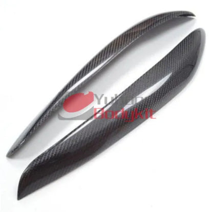 Black Skyline R34 Headlight Eye Lid Eyebrow (Glass Fiber & Carbon) for Nissan 100 NX 1993-1994