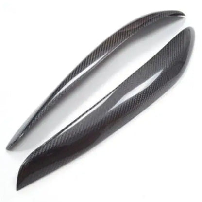 Black Skyline R34 Headlight Eye Lid Eyebrow (Glass Fiber & Carbon) for Nissan 100 NX 1993-1994