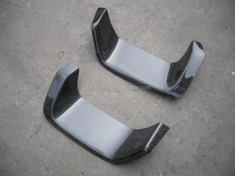 Carbon Fiber GRB STI Exhaust Heatshield Pair for Impreza (Black High Gloss Finish)
