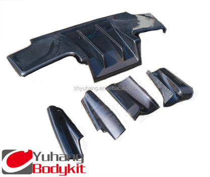 Rear Diffuser 7pcs CF for R32 GTR TS Carbon Fiber