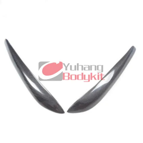 Black Skyline R34 Headlight Eye Lid Eyebrow (Glass Fiber & Carbon) for Nissan 100 NX 1993-1994