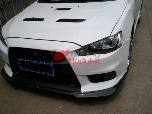 For Lancer Evolution EVO 10 X  OEM Hood Bonnet Glass Fiber FRP