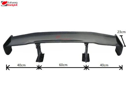 Evolution 7-9 GT Rear Wing 1400 cm Real Carbon Fiber Single Deck High Gloss Finish