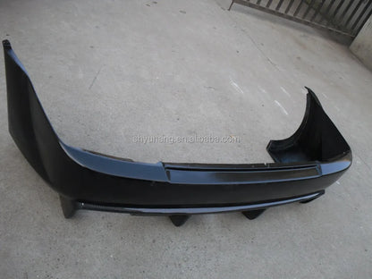 YH Glass Fiber Evolution 6 Evo 6 EP Style Black Rear Bumper FRP with 100% Fitment