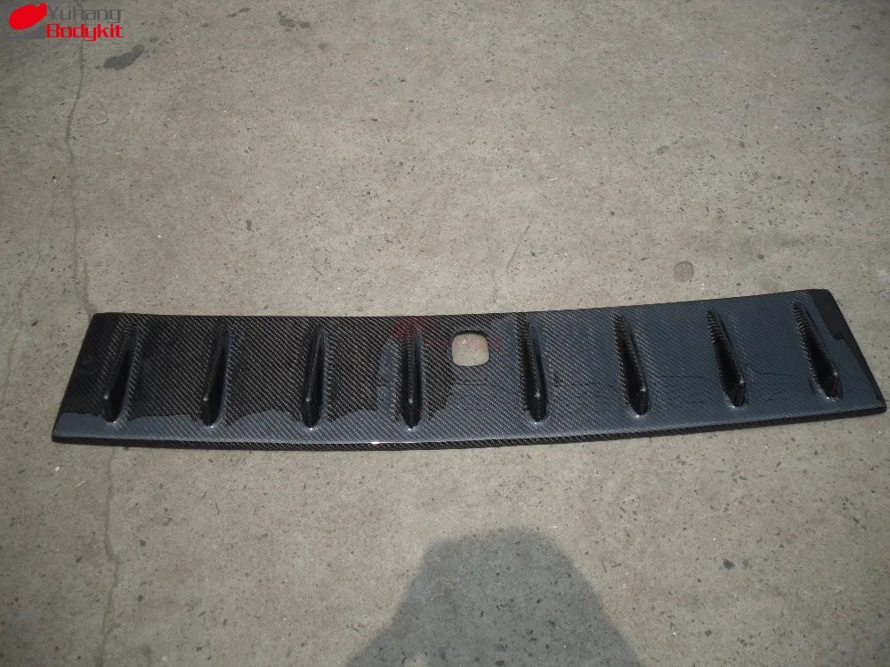 For 2008-2012 Lancer EVO 10 X Non-SSS Vortex Generator Roof Spoiler (Fit Antenna Base Size 5x6cm) Carbon Fiber