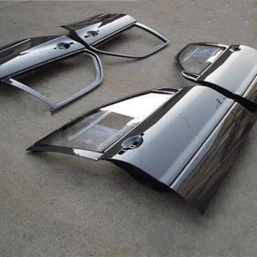 Carbon Fiber EVO 8 9 VC Rear and Front Door 4pcs for Mitsubishi Lancer GRB STI Model Black