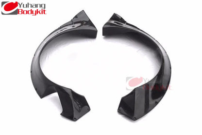 For for 1999-2002 S15 Silvia Rocket Bunny Black High Polished Glass Fiber Rear Fender FRP Yuhang