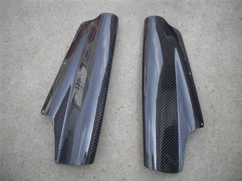 For R32 GTR TS Top-Secret Carbon Fiber Rear Diffuser Vortex Add 2pcs