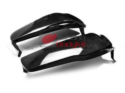 Carbon Fiber Car Headlight Block Out Off Panel (Pair) for Lancer Evolution EVO 10 X