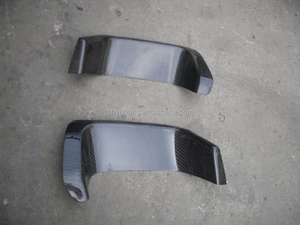 Carbon Fiber GRB STI Exhaust Heatshield Pair for Impreza (Black High Gloss Finish)