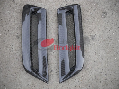 Chargespeed CF Carbon Fiber Bonnet Hood Scoop Vents 2008-2012 Lancer Evolution X EVO 10 CS Style Car Styling Body Parts
