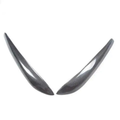Black Skyline R34 Headlight Eye Lid Eyebrow (Glass Fiber & Carbon) for Nissan 100 NX 1993-1994