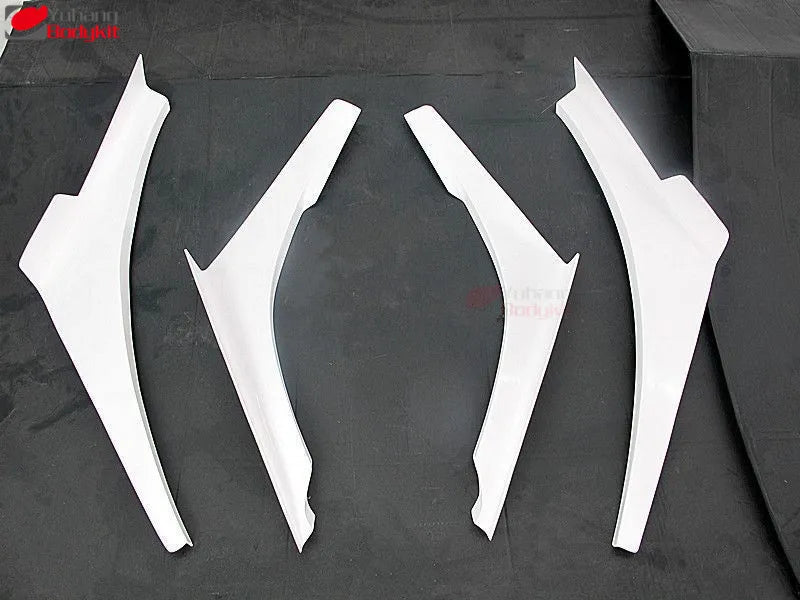 4pcs FRP Track Canards for Lancer Evolution 7-9 EVO Custom Performance Enhancement Model