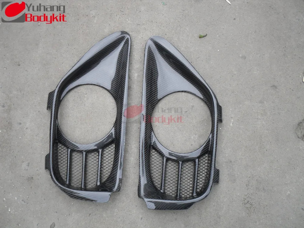 For 2008-2010 R35 GTR Carbon MCR Style Exhaust Surround Shroud Heat Shield CF 2pcs