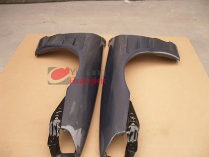 YH Carbon Fiber Front Vented Fender Wing Kit +25mm Perfect Fit for 1989-1994 Nissan Skyline R32 GTS 2D/4D BN Style