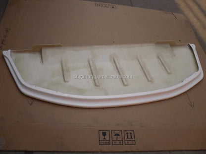YH White Glass Fiber GTR AB Flug Style Front Lip with Under-Tray for Skyline R32 (Retrofit/Upgrade)