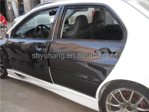 Carbon Fiber CF EVO 8 9 VC Rear and Front Door 4pcs