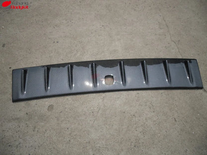 For 2008-2012 Lancer EVO 10 X Non-SSS Vortex Generator Roof Spoiler (Fit Antenna Base Size 5x6cm) Carbon Fiber