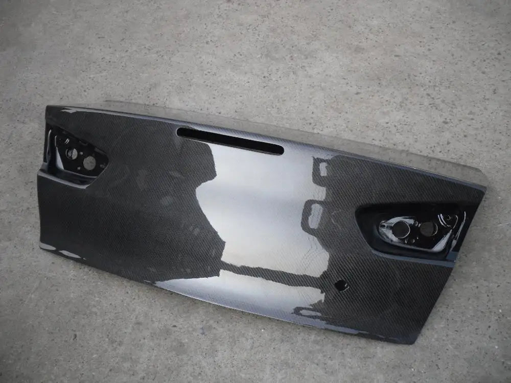 For Mitsubishi Lancer Evolution EVO X 1990-1991 High Quality YH Brand Black Carbon Fiber OEM Rear Trunk Boot Lid Tailgate
