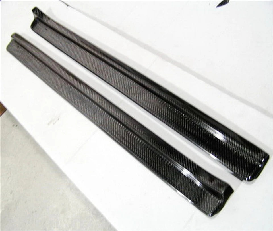 SKYLINE BNR34 R34 GT-R Door Sill PlateKick Panel Black Carbon Fiber for