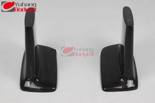 Skyline BNR34 R34 GTR Jun Carbon Fiber Rear Spoiler Base Leg (20.5cm) Black 3k Twill Weave High Gloss