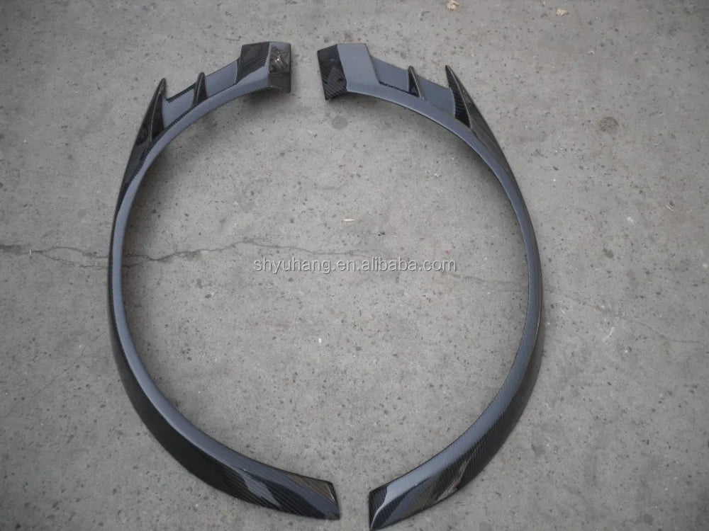 For EVO 8 9 VC FRONT OVER FENDER CYBER (Pair) CF Carbon Fiber