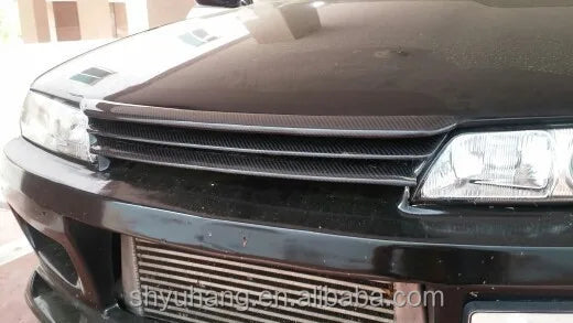Yuhang High Quality Black Carbon Fiber Hood Bonnet Lip for Skyline R32 GT-R with Easy Installation