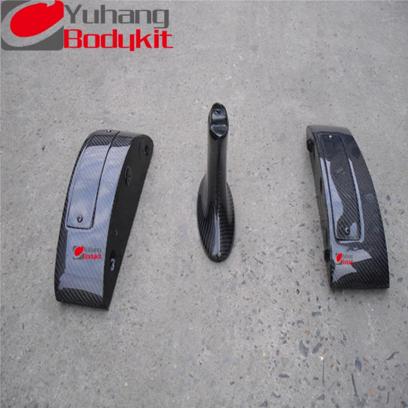 For 2008-2013 Skyline R35 GTR Higher Rear Spoiler Wing with Lamp Position Carbon Fiber