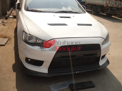 For Lancer Evolution EVO 10 X  OEM Hood Bonnet Glass Fiber FRP