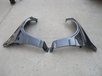 Carbon Fiber Evolution EVO 7 8 9 Front Fenders (10mm Wider) (Pair) CF
