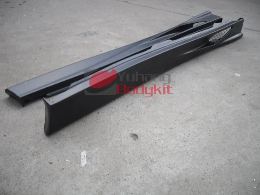 Glass Fiber Cyber Side Skirts for Mitsubishi FRP Evolution EVO 8 9 (2001-2010) Black