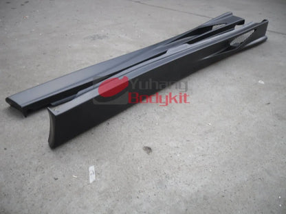 Glass Fiber Cyber Side Skirts for Mitsubishi FRP Evolution EVO 8 9 (2001-2010) Black