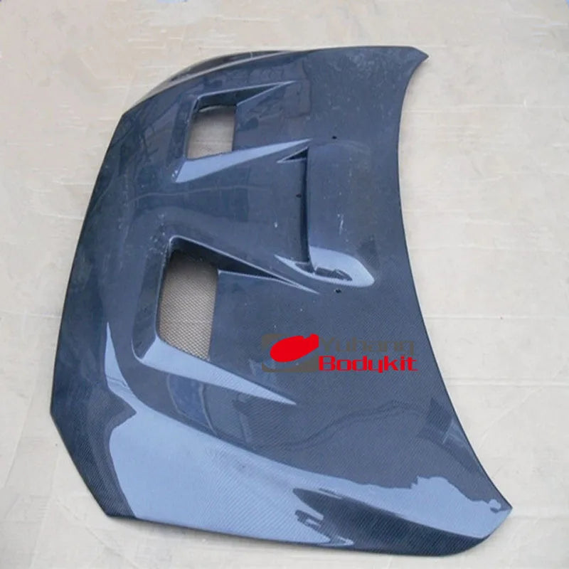 New EVO-10 OEM Carbon Fiber Front Hood-3K Twill Weave Black Lightweight