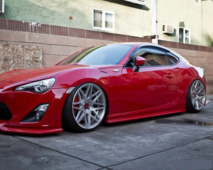 New GT86 FT86 ZN6 Scion FR-S FRS Vertex Style Black Carbon Fiber Side Skirts Yuhang Retrofit/Upgrade