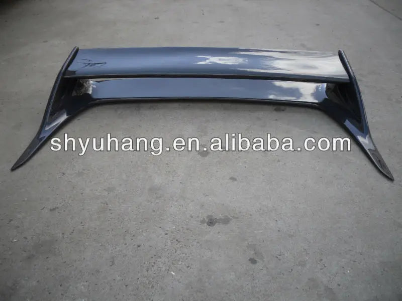 Skyline R33 GTR GTST Bee-R Style Double Deck Real Carbon Fiber High Glossy Finish 3k Twill Weave Black Yuhang Rear Spoiler