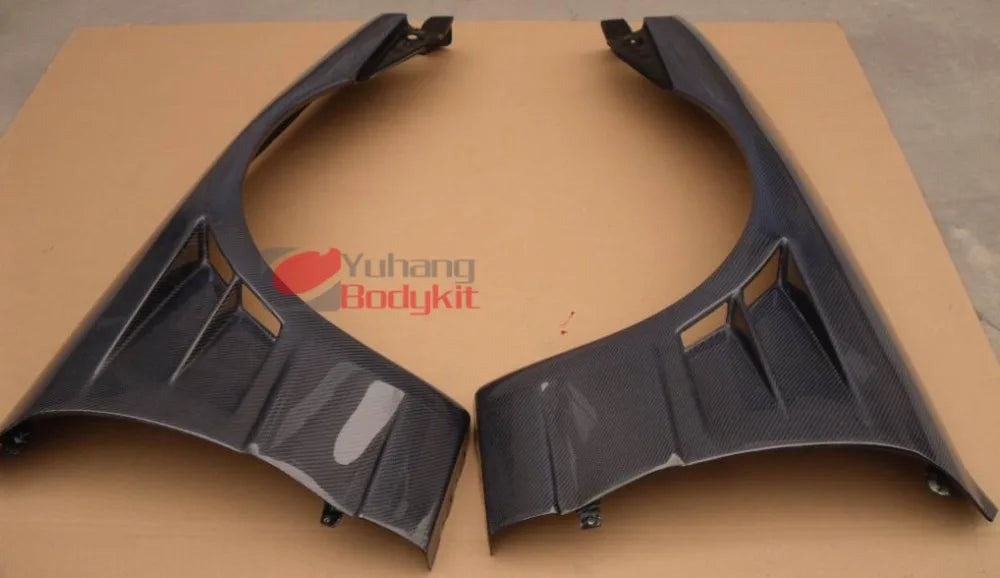 YH Carbon Fiber Front Vented Fender Wing Kit +25mm Perfect Fit for 1989-1994 Nissan Skyline R32 GTS 2D/4D BN Style