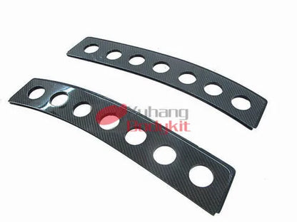 Auto Accessories Racing CF Carbon Fiber Rear Window Vents Trim for Lancer Evolution EVO X 10