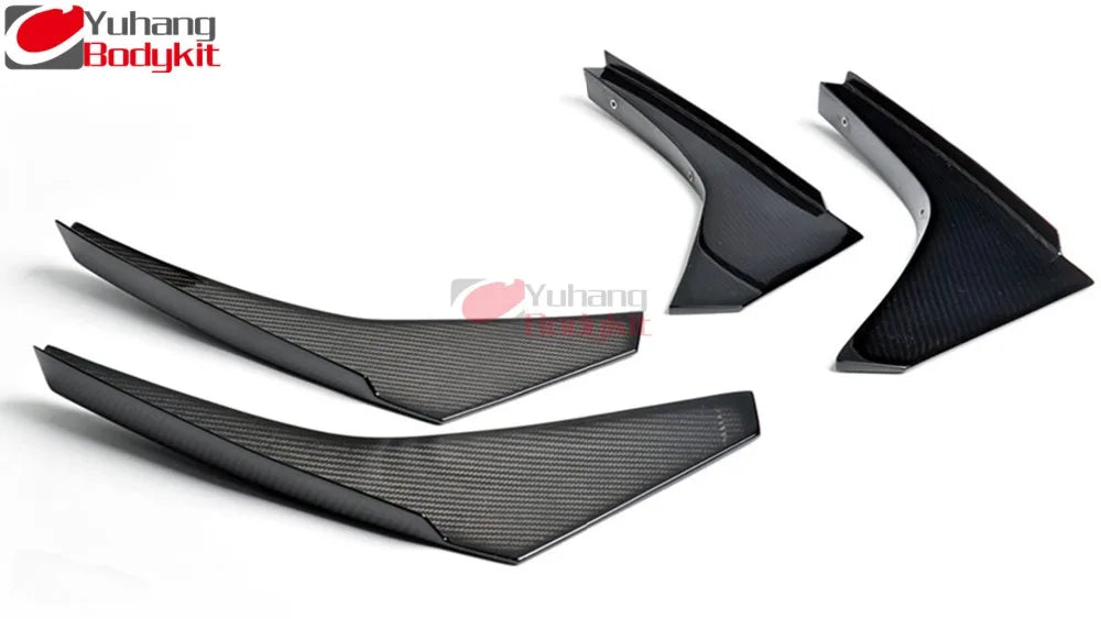 For 2008-2010 R35 GTR GTR35 CBA JDM Style Bumper Canards 4pcs