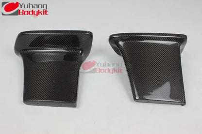 Skyline BNR34 R34 GTR Jun Carbon Fiber Rear Spoiler Base Leg (20.5cm) Black 3k Twill Weave High Gloss