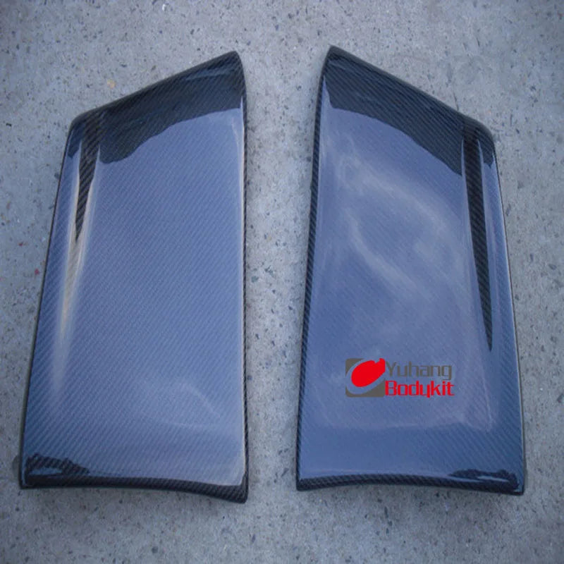 Yuhang 2008-2012 EVO X EVO 10 Style Carbon Rear Bumper Corner Extension Spat CF Black 100% Fitment