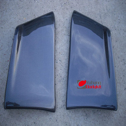 Yuhang 2008-2012 EVO X EVO 10 Style Carbon Rear Bumper Corner Extension Spat CF Black 100% Fitment