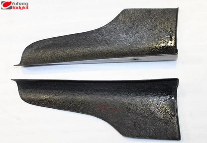 For 2001-2007 Lancer Evolution 7 8 9 EVO 7-9 Side Skirt Addon Spat 2 Pcs Carbon Fiber Black Yuhang